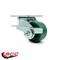 Service Caster 3.25 Inch Green Poly on Cast Iron Swivel Caster with Roller Bearing and Brake SCC-30CS3420-PUR-GB-SLB - alternate 3